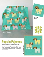 Elizabeth Hartman Pups in Pajamas Quilt Pattern