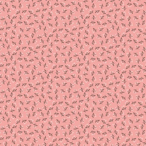 Riley Blake Designs Prairie Bonnet in Heirloom Coral *** REMNANT PIECE - 31CM X 112CM *** 