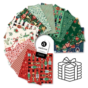 Makower UK The Nutcracker Fat Quarter Bundle - 15 Fabrics
