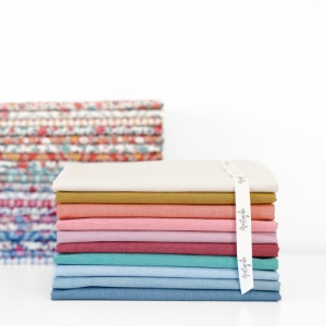 Tilda Chambray Co-ordinating with Village Life Half Metre Bundle of 10 fabrics