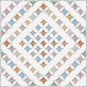 Liberty Emily Annabelle Cathedral Window Quilt Kit 