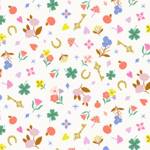 Thread & Ink Lucky Charms Charms Ecru