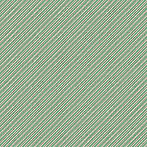 Makower UK The Nutcracker Candy Cane Stripe Green