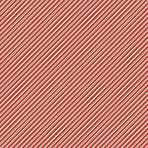 Makower UK The Nutcracker Candy Cane Stripe Red