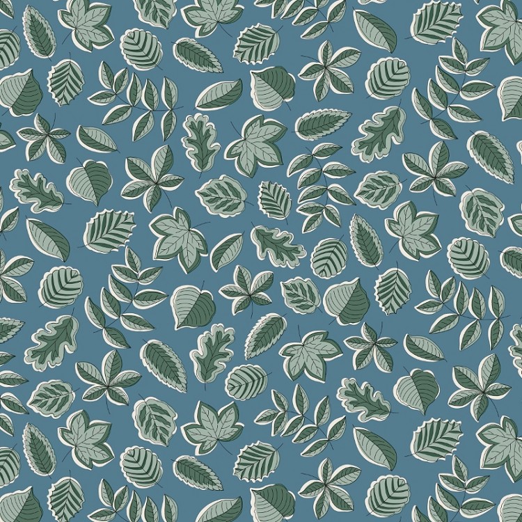 Liberty Autumn Woodland Leaf Flutter B