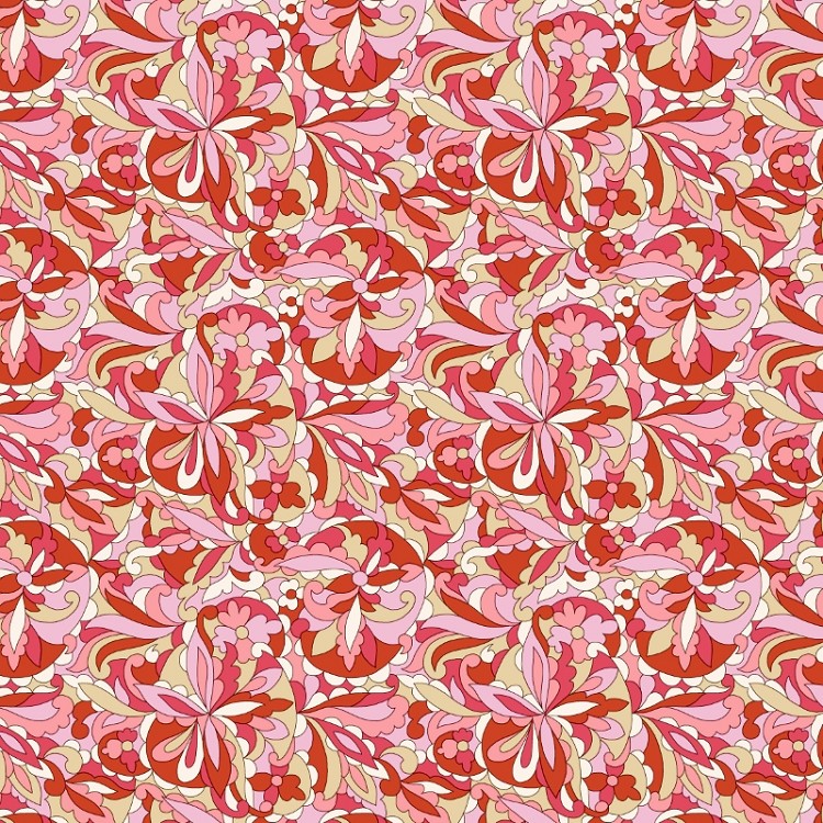 Liberty Summer Fair Swirling Kaleidoscope C