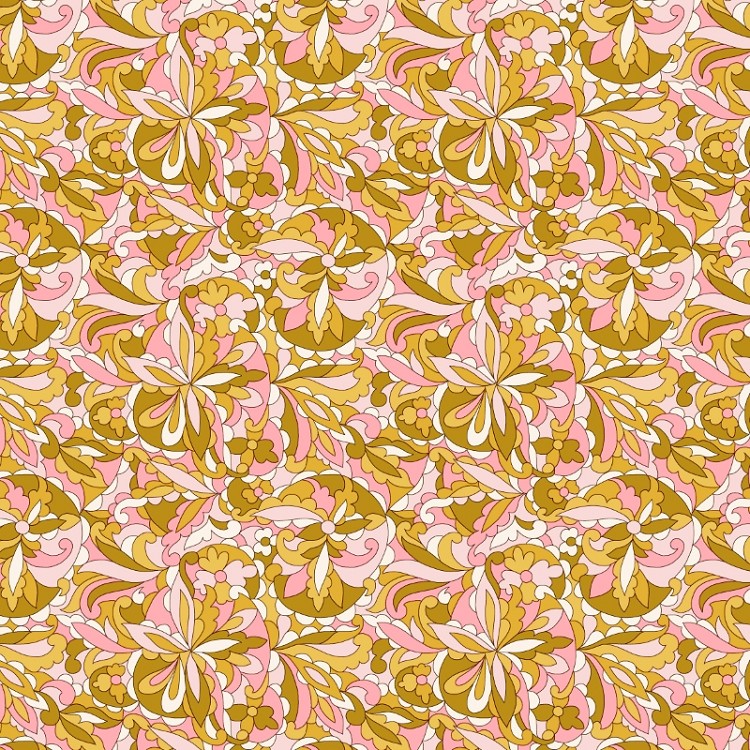 Liberty Summer Fair Swirling Kaleidoscope D