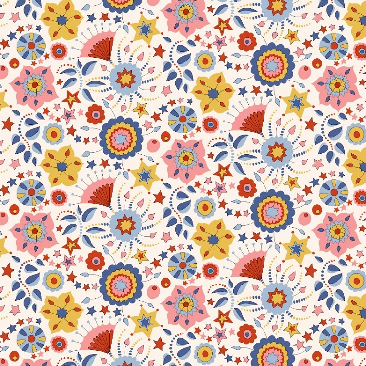 Liberty Summer Fair Festival Florals A