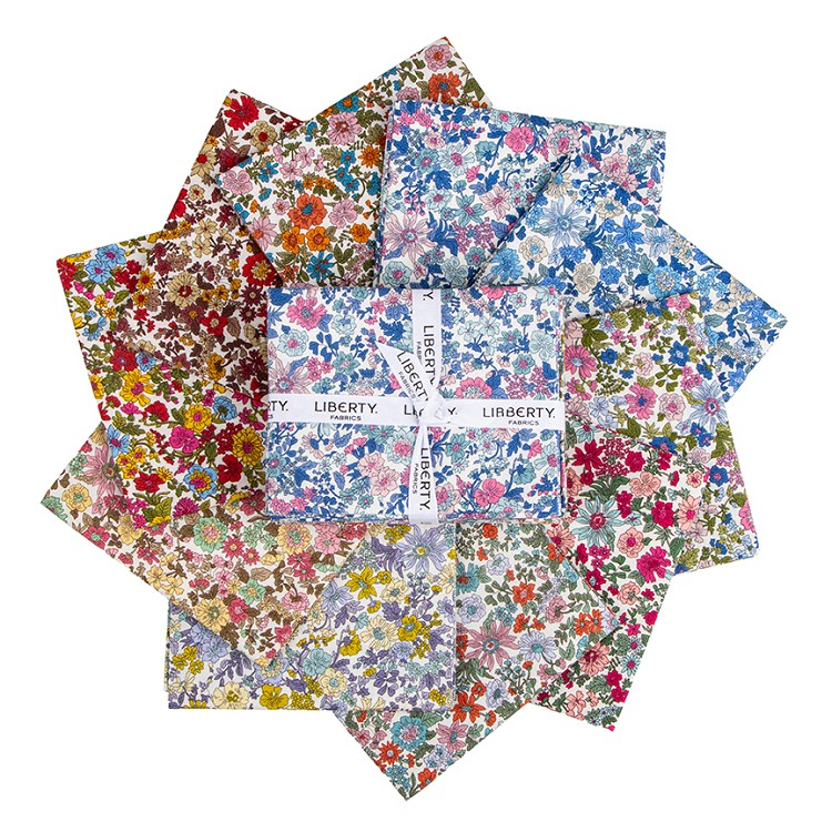Liberty Emily Annabelle Fat Quarter Bundle - 10 Fabrics