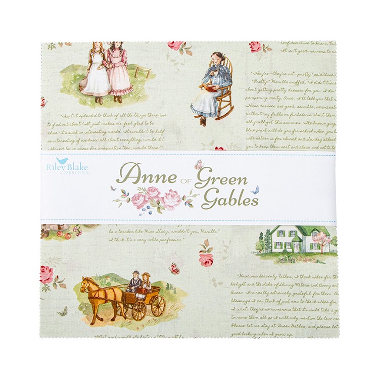 Riley Blake Designs Anne of Green Gables 10" Squares - 42 Pieces