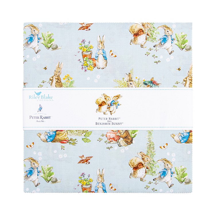 Riley Blake Designs Peter Rabbit and Benjamin Bunny™  10 Inch Stacker 42 Pieces