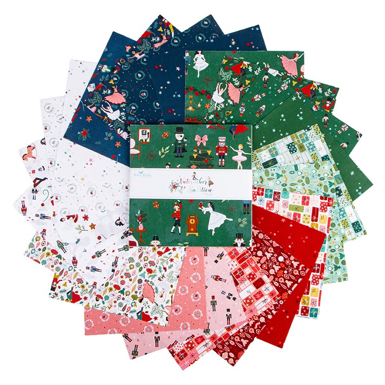 Riley Blake Designs Nutcracker Tradition 10" Squares - 42 Pieces