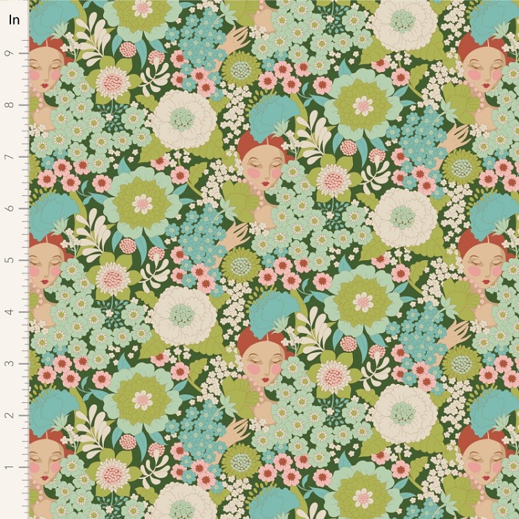 Tilda Wallflower Wallflower Green