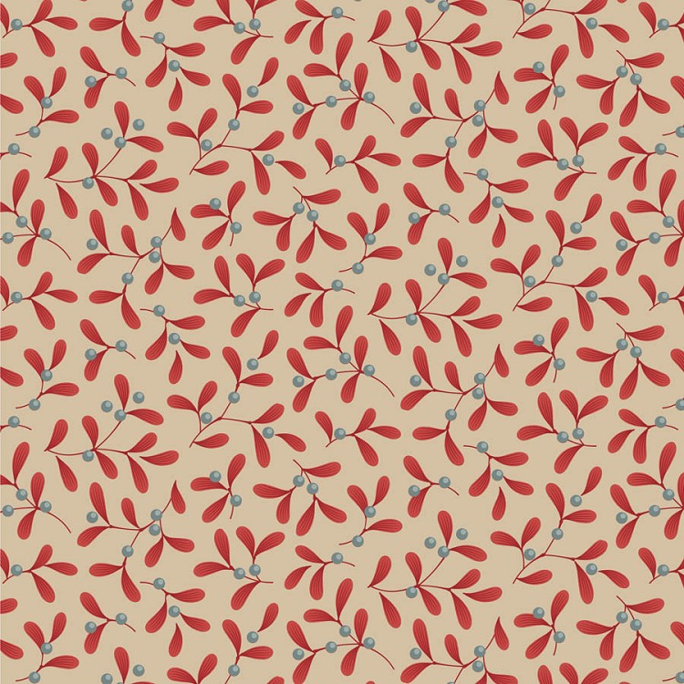 Tilda Merry Little Christmas Mistletoe Red