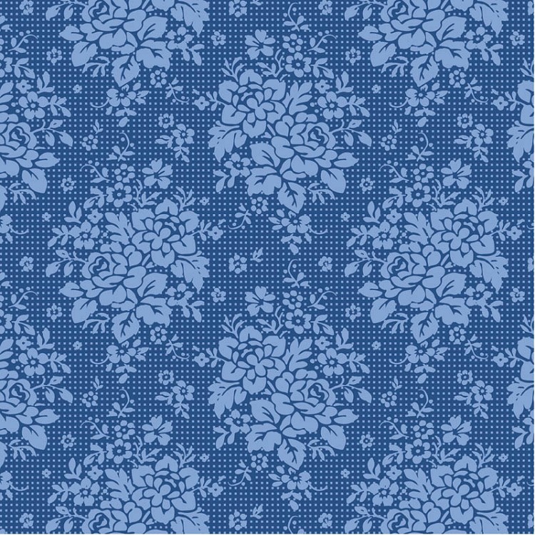 Tilda Something Blue Picknic Denim