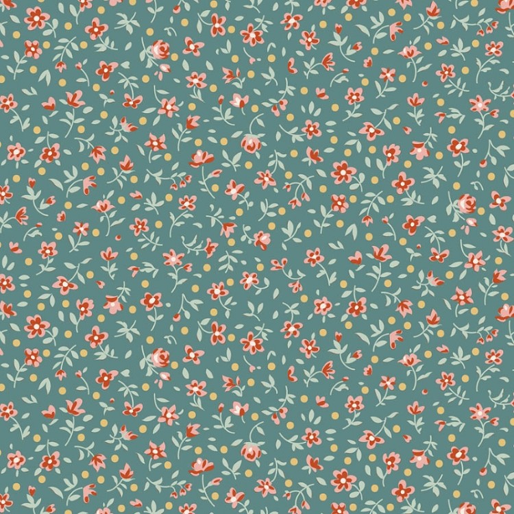 Tilda Village Life Mae Teal