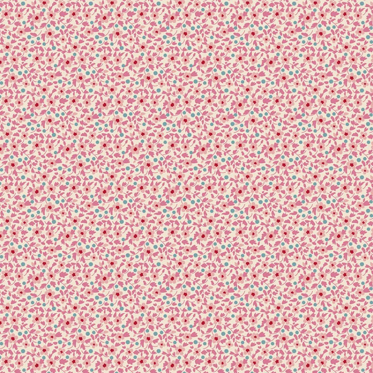 Tilda Brie Basics Pink *** REMNANT PIECE - 23CM X 110CM *** 