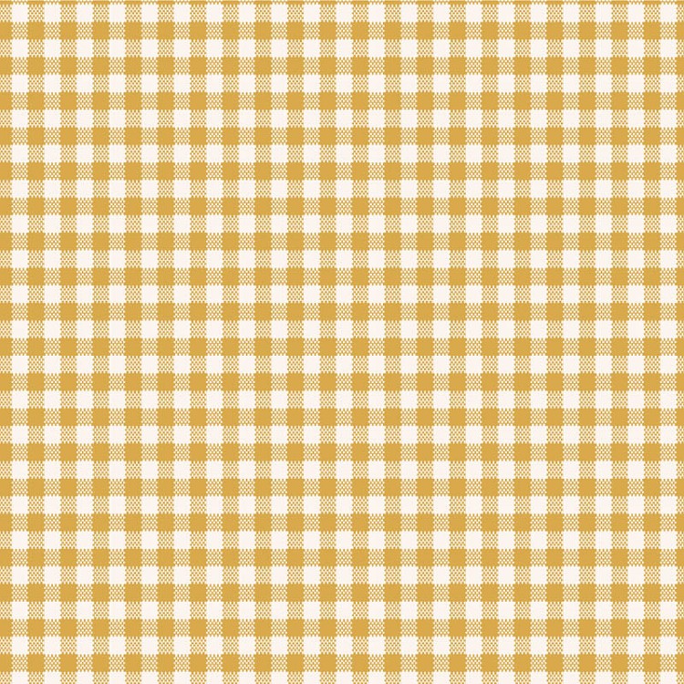 Tilda 108" Wideback Gingham Yard Dyed in Yellow