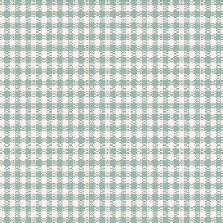 Tilda 108" Wideback Gingham Yard Dyed in Duckegg