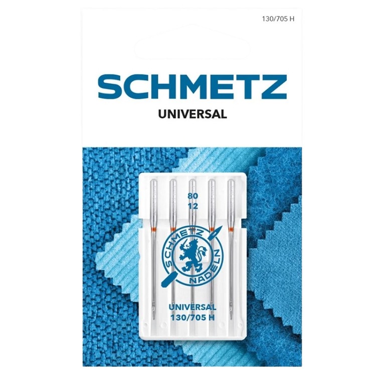 Schmetz Universal Machine Needle Size 12/80 Set of 5
