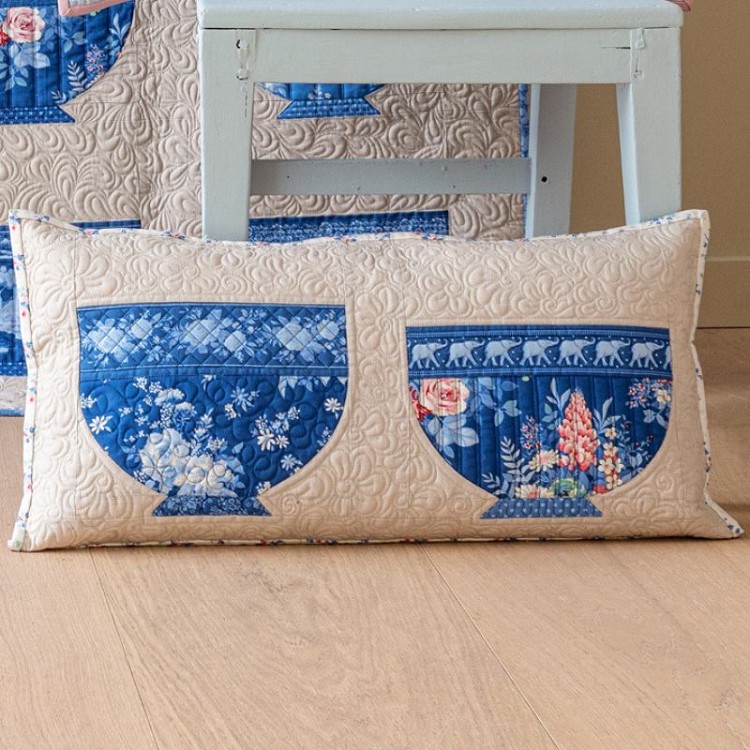 Tilda Something Blue Bowl Collection Pillow Kit Putty