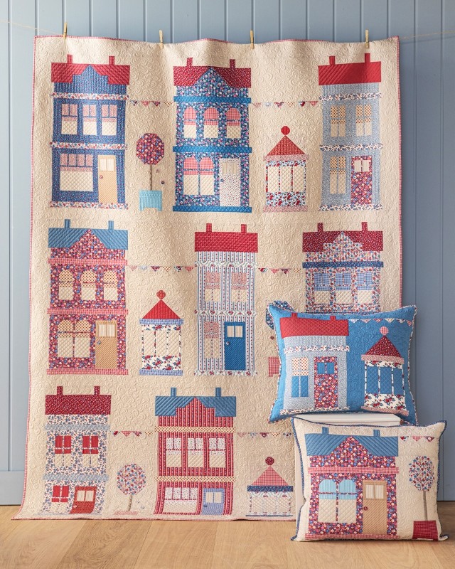 Tilda Village Life Quilt - Putty