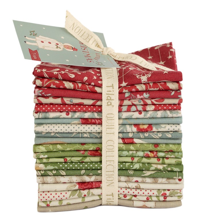 Tilda Merry Little Christmas Fat Eight Bundle 20 pieces