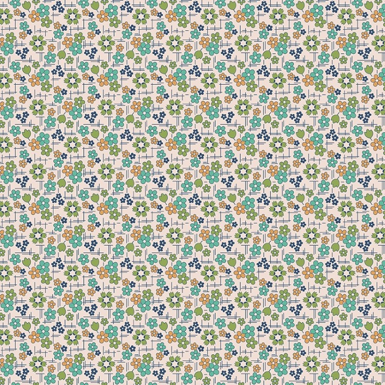 Riley Blake Designs Farmers Daughter Daisy Sea Glass