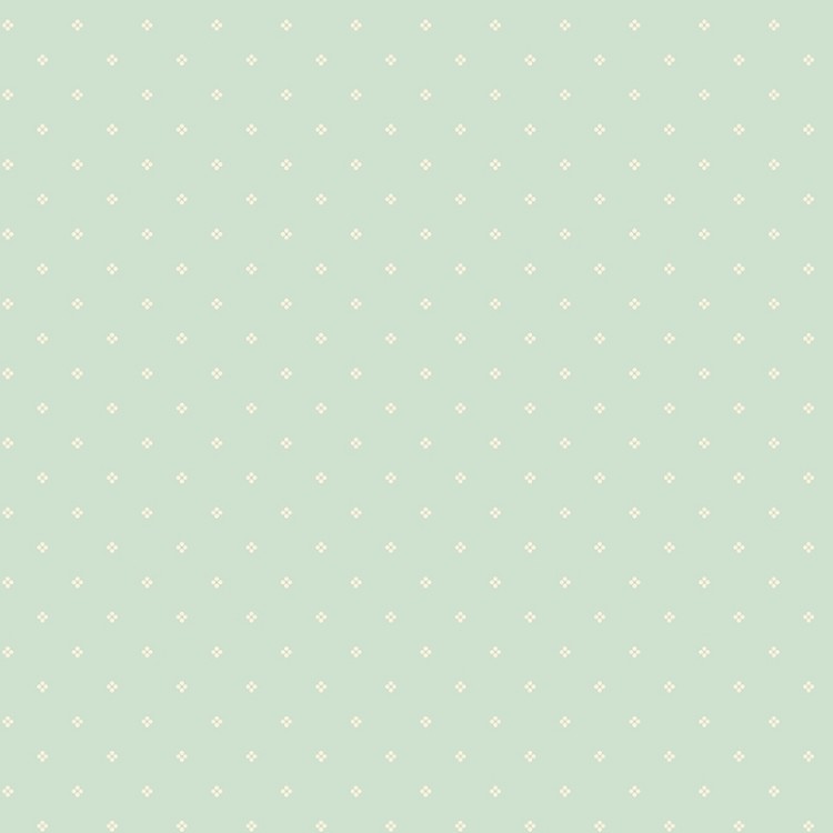 Riley Blake Designs Rose & Violets Bouquet Des Fleurs Dots Mint