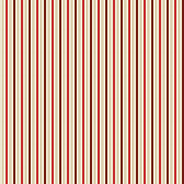 Riley Blake Designs Poinsettias at Christmas Stripes Red