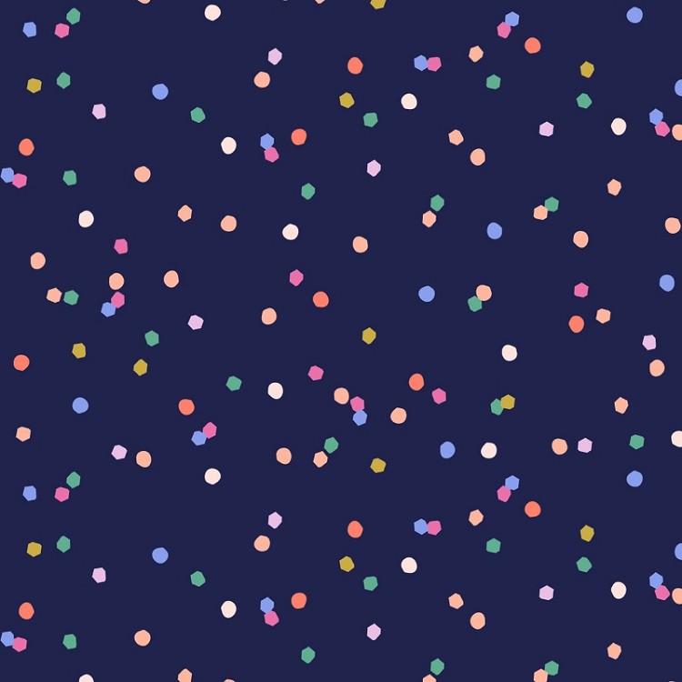 Thread & Ink Confetti Navy