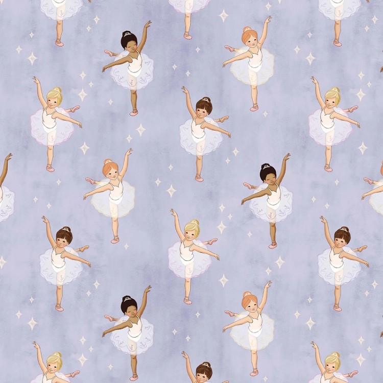 Michael Miller Fabrics Swan Lake Circle Skirts Twilight