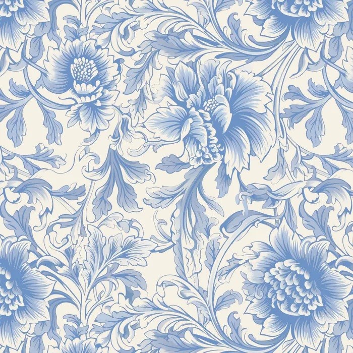 Devonstone Collection Fleur 108" WIDEBACK in Something Blue 