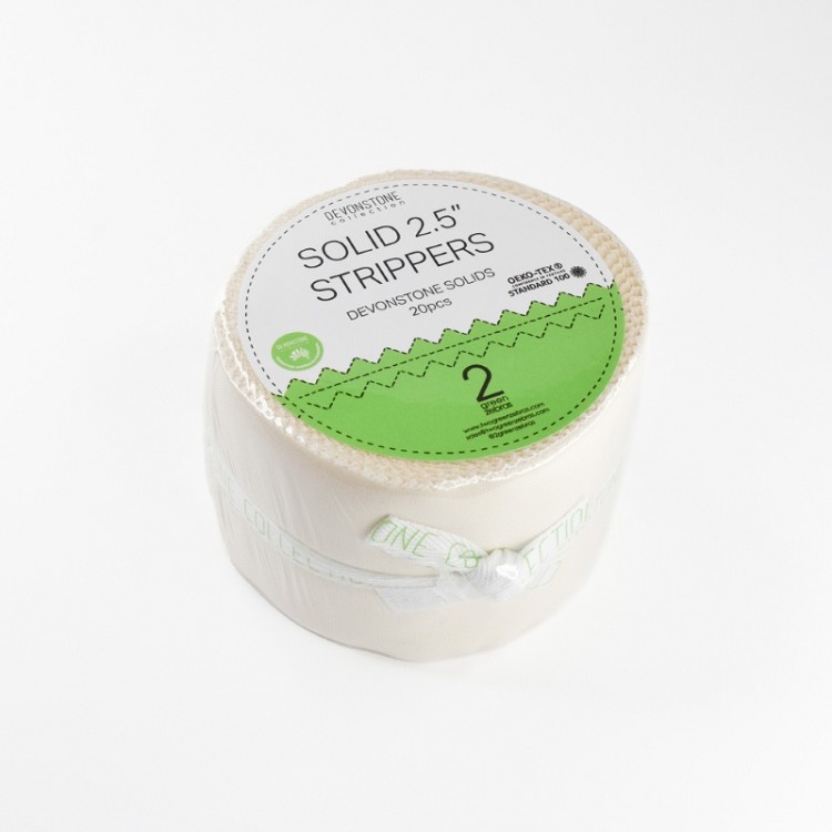 Devonstone Collection Solid 2.5" Strippers 20 pcs Cream