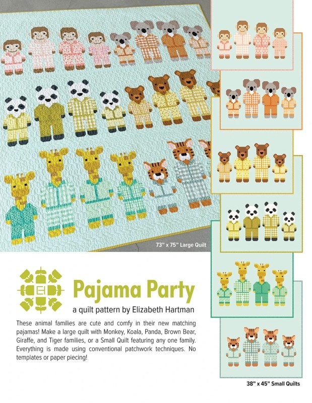 Elizabeth Hartman Pajama Party Quilt Pattern