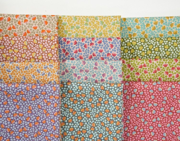 Tilda Wallflower Bellflower Fat Eight Bundle 12 fabrics 