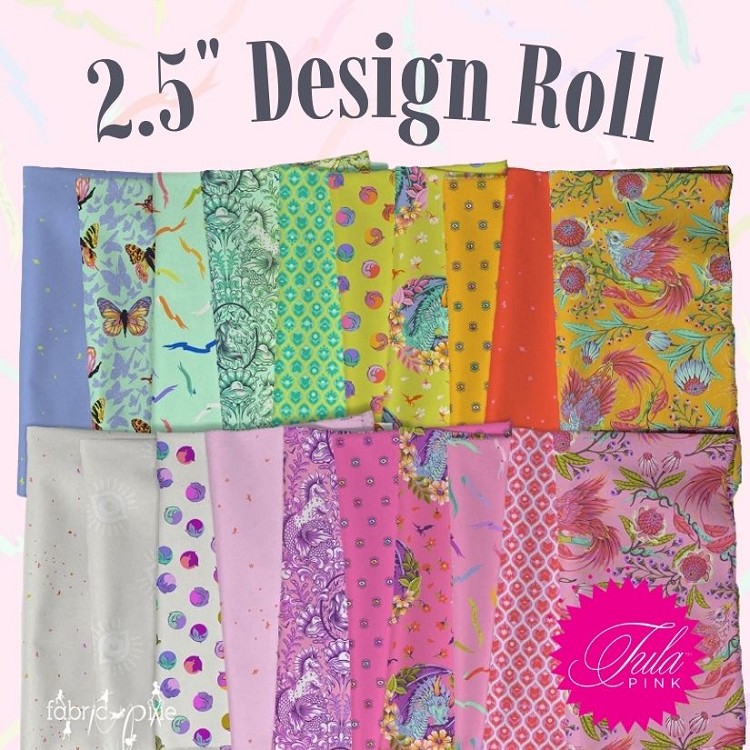 Freespirit Fabrics Tula Pink Legendary 2.5 Inch Design Roll 42 Pieces *** PRE-ORDER - ARRIVING JAN 2027 ***
