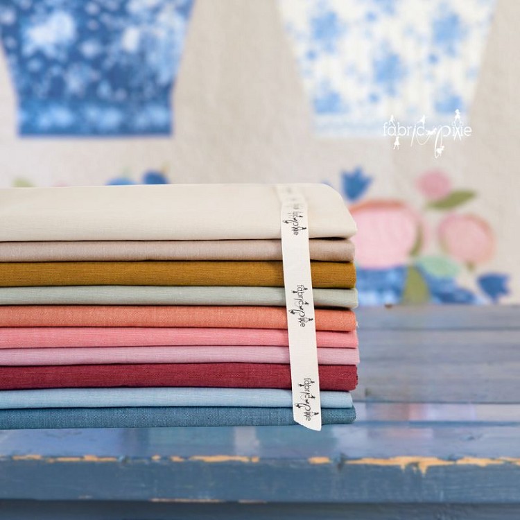Tilda Chambray Co-ordinating with Something Blue Half Metre Bundle of 10 fabrics 