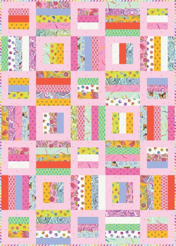 Freespirit Fabrics Tula Pink Legendary Radio Way Quilt Kit *** PRE-ORDER - ARRIVING JANUARY 2027 ***