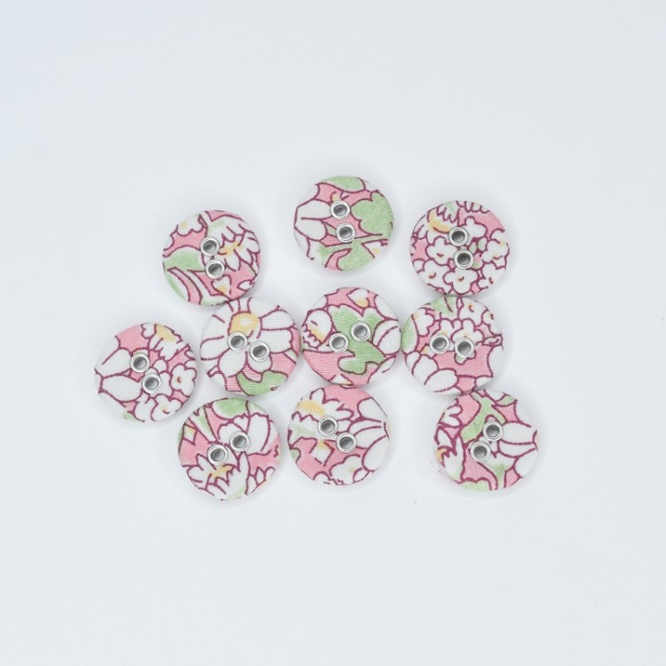 Liberty Tana Lawn 16mm Buttons Alice W-A Pack of 10 Buttons