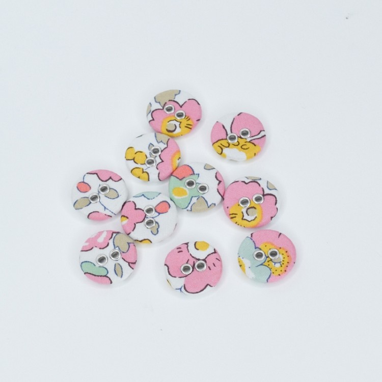 Liberty Tana Lawn 16mm Buttons Betsy Q Pack of 10 Buttons