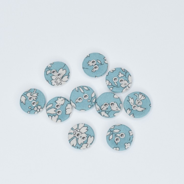 Liberty Tana Lawn 16mm Buttons Capel N Pack of 10 Buttons