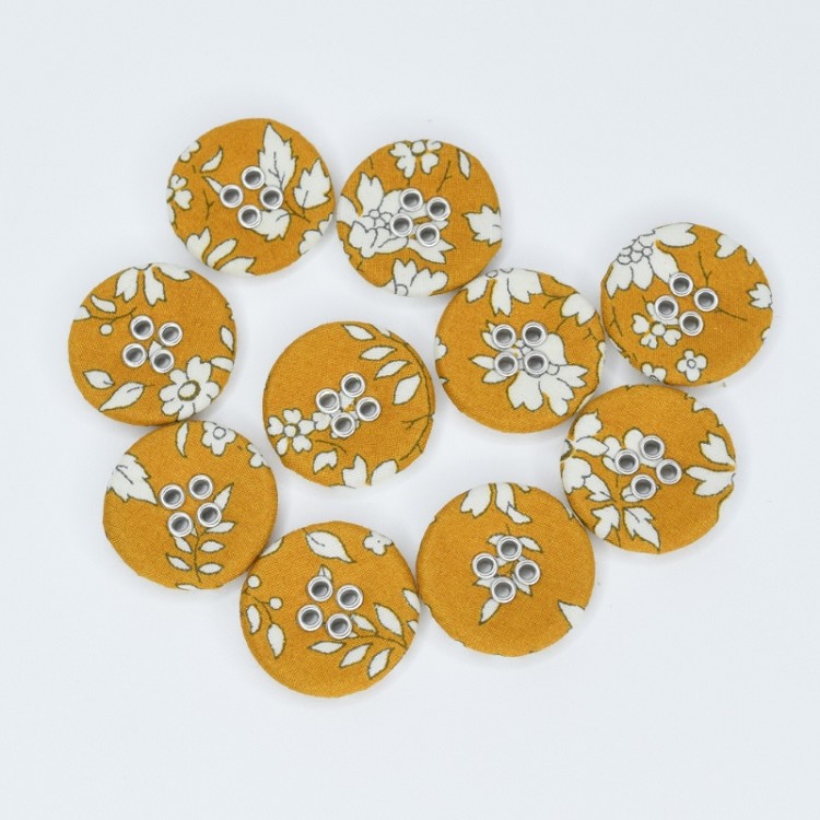 Liberty Tana Lawn 22mm Buttons Capel G Pack of 10 Buttons