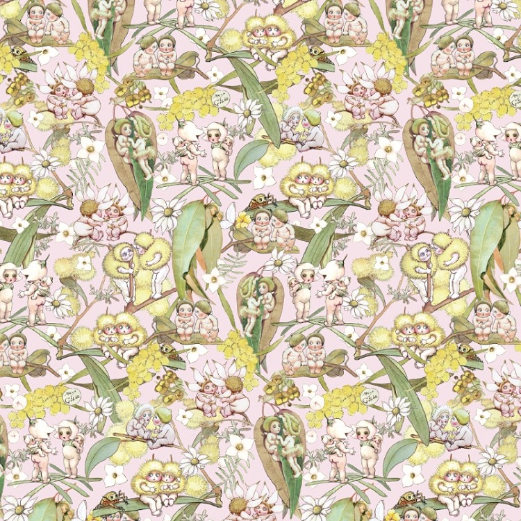 Devonstone Collection May Gibbs Gossiping Gumnuts Pink