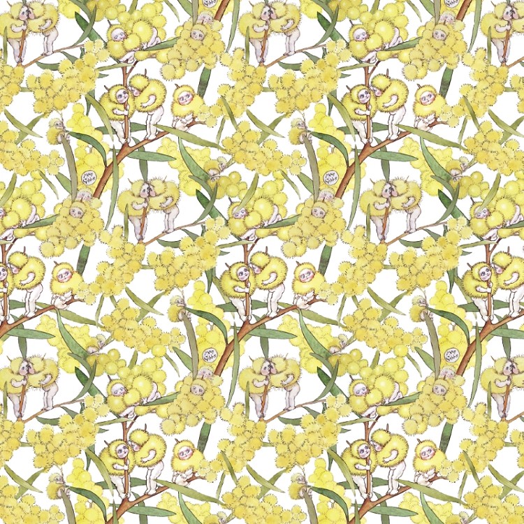 Devonstone Collection May Gibbs Blossom Babies White
