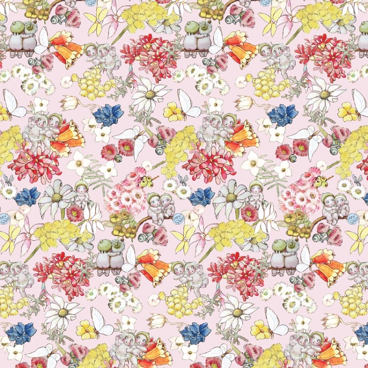 Devonstone Collection May Gibbs Gumnut Friends Pink