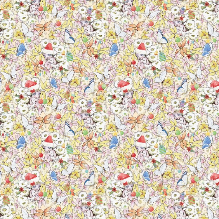 Devonstone Collection May Gibbs Christmas Gum Blossom Butterflies