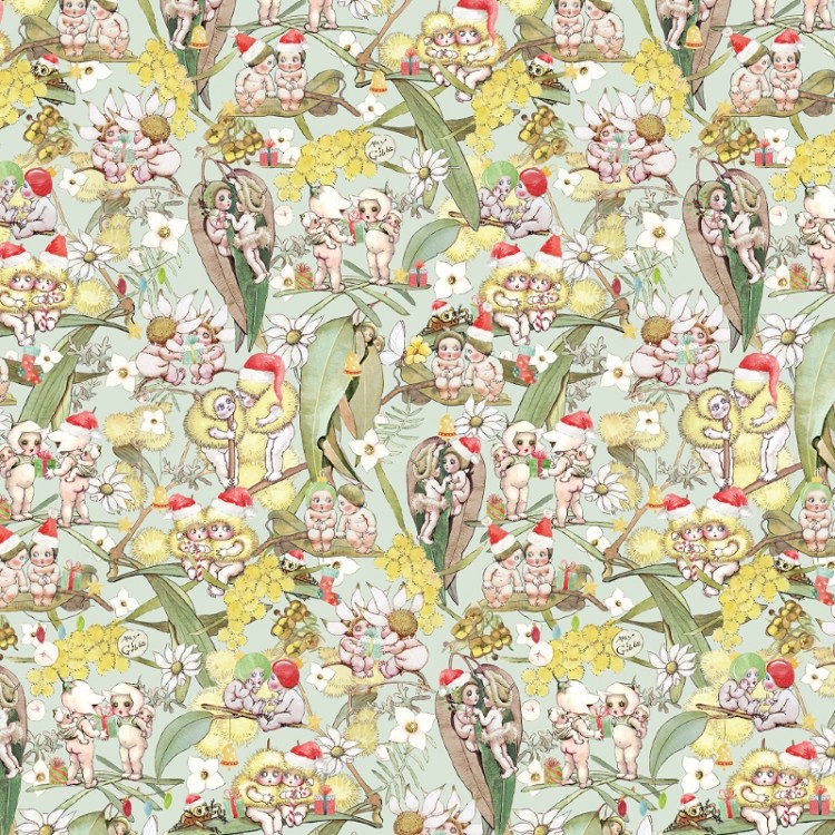 Devonstone Collection May Gibbs Gumnut Christmas Lt Green