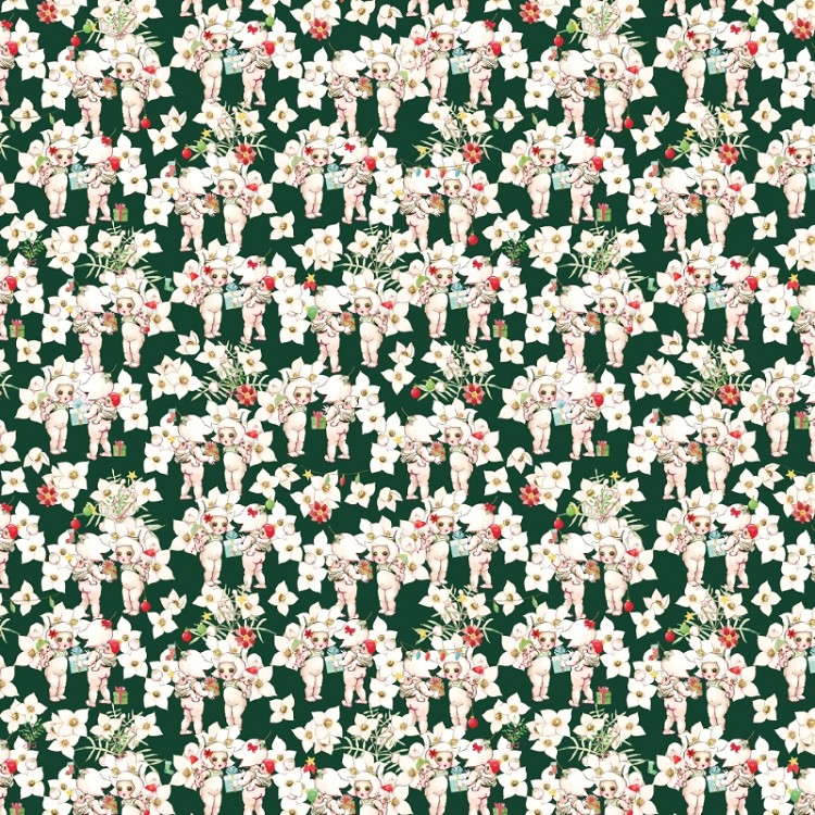 Devonstone Collection May Gibbs Christmas Boronia Dark Green