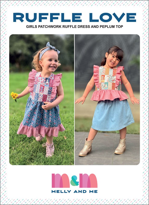 Melly & Me Ruffle Love Dress & Peplum Top Pattern